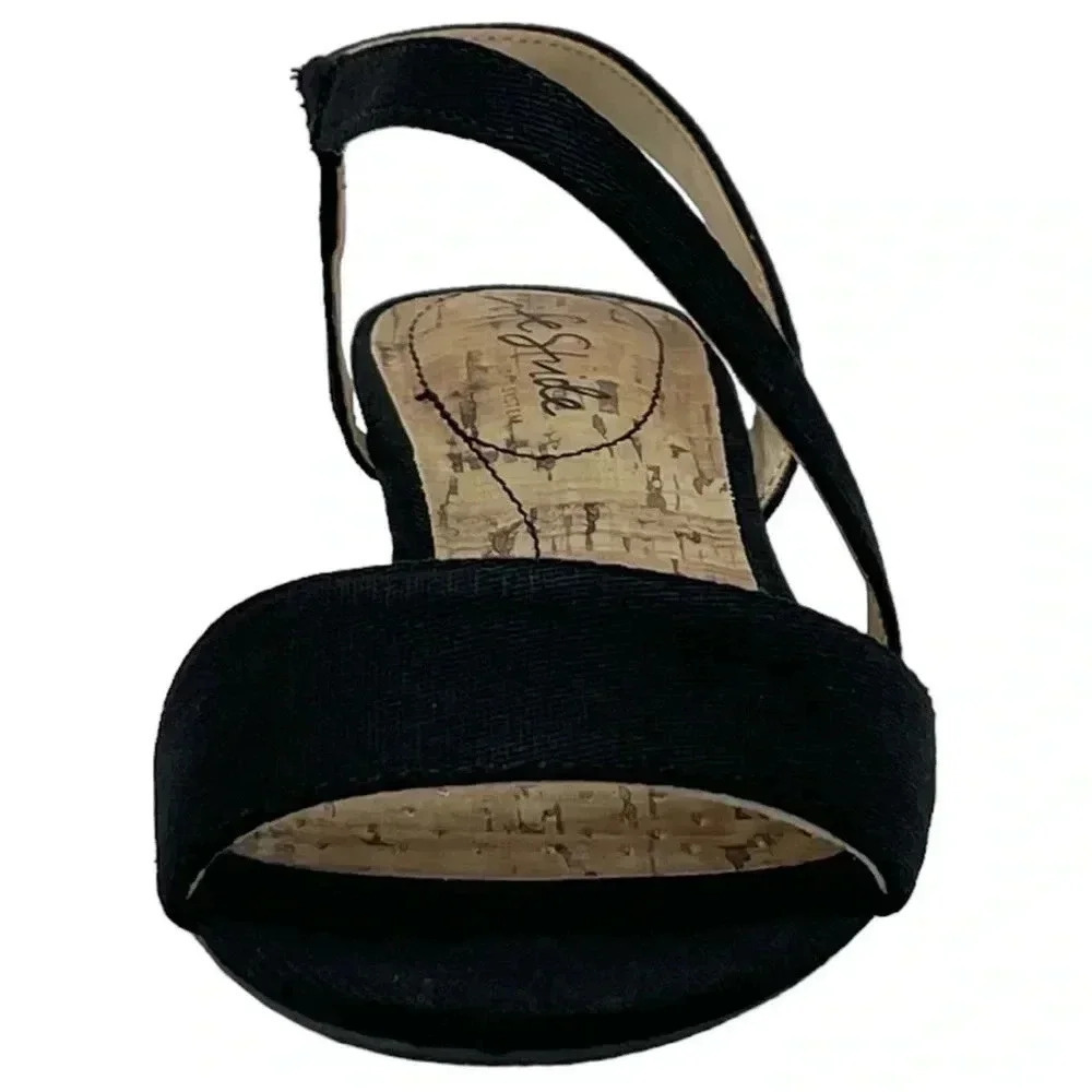 Life Stride Yasmine Womens Canvas Wedge Dress Sandals Soft System Insole Size 5M - Picture 3 of 15